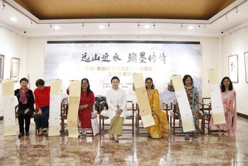 遠山近水 翰墨傳情 中新國際文化藝術沙龍在京成功舉辦